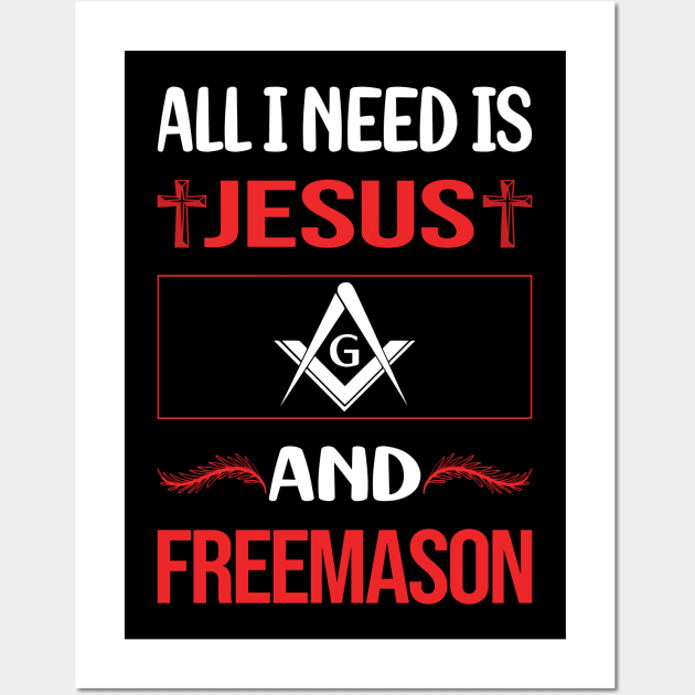 Funny Jesus Freemason Freemasonry Masonry Masonic Mason Stonemason Illuminati Wall Art by lainetexterbxe49